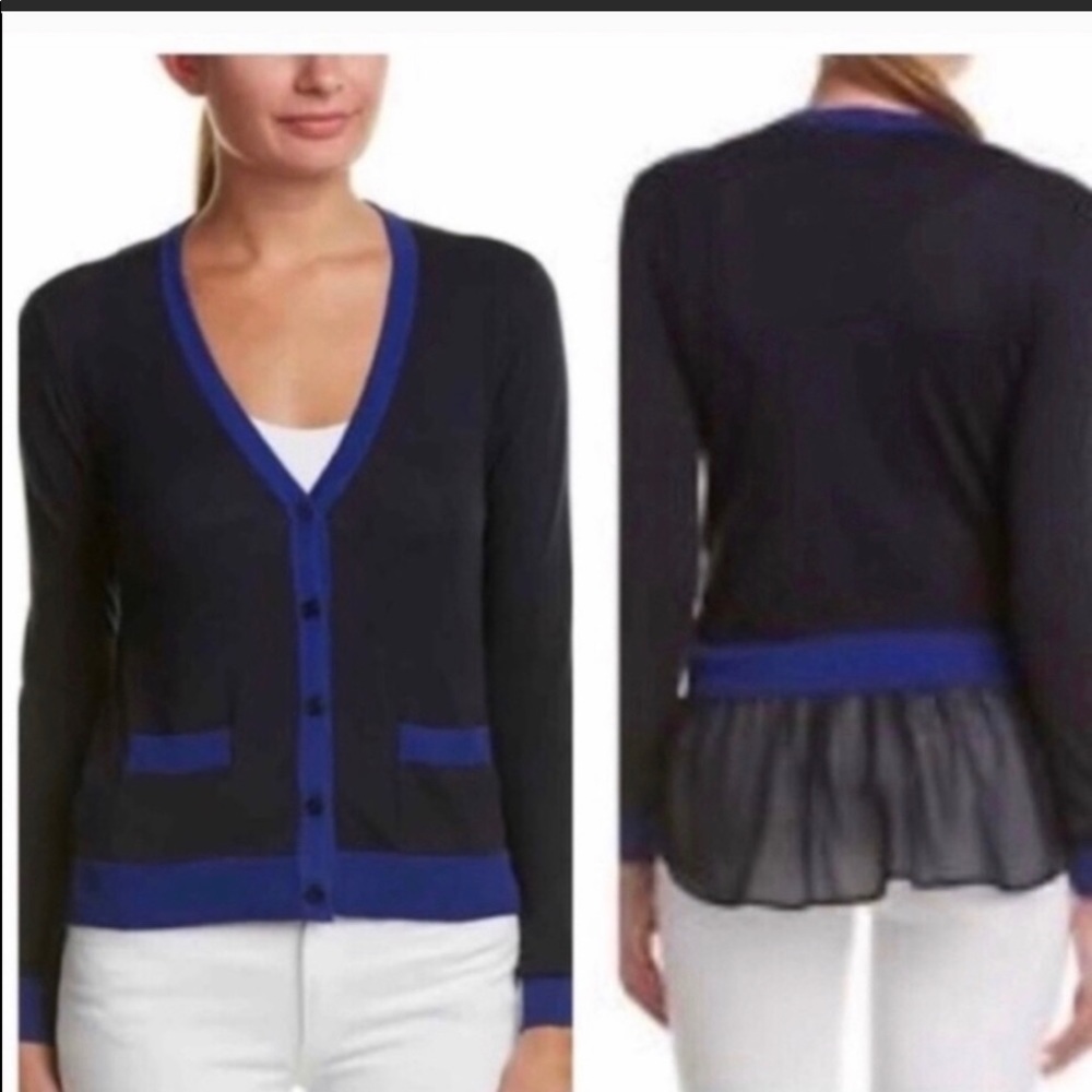 CAbi Michelle Hi Low Cardigan Small